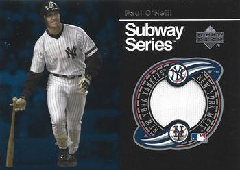 2001 Upper Deck - Subway Series #SS-PO Paul O'Neill Front