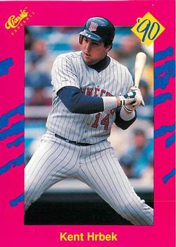 1990 Classic Update #T23 Kent Hrbek Front