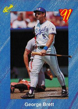 1991 Classic I #T46 George Brett Front