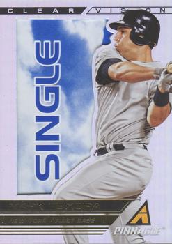 2013 Pinnacle - Clear Vision Hitting Single #CV54 Mark Teixeira Front