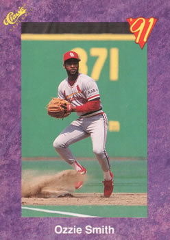 1991 Classic #39 Ozzie Smith Front