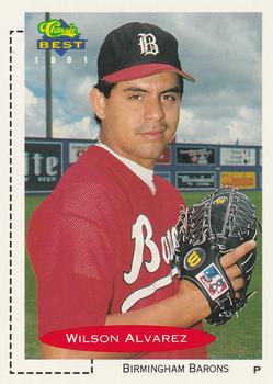 1991 Classic Best #285 Wilson Alvarez Front