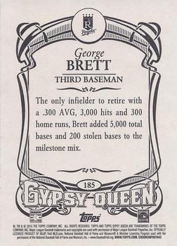 2014 Topps Gypsy Queen #185 George Brett Back