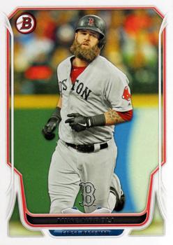 2014 Bowman #124 Mike Napoli Front