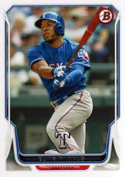 2014 Bowman #144 Elvis Andrus Front