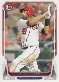 2014 Bowman #47 Jayson Werth Front