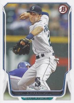 2014 Bowman #195 Nick Franklin Front