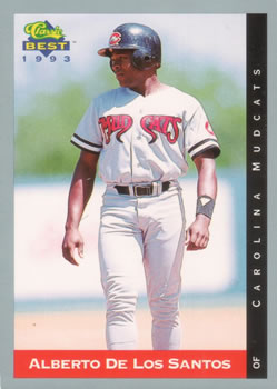 1993 Classic Best #132 Alberto De Los Santos Front