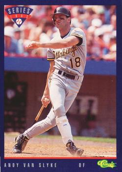 1993 Classic #T93 Andy Van Slyke Front