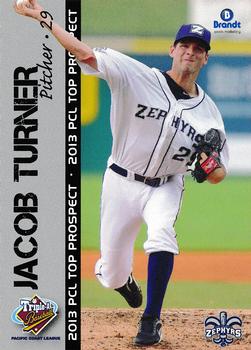 2013 Brandt Pacific Coast League Top Prospects #18 Jacob Turner Front