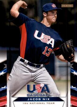 2013 Panini USA Baseball #37 Jacob Nix Front