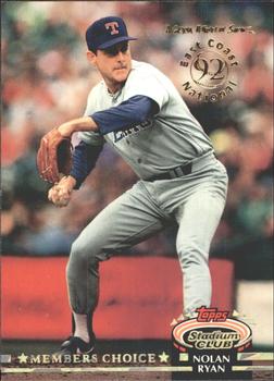 1992 Stadium Club - East Coast National #605 Nolan Ryan Front