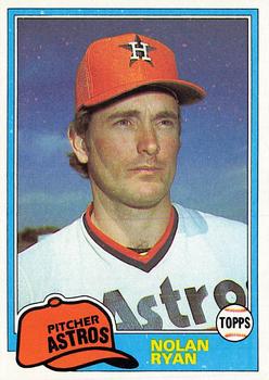 1981 Topps #240 Nolan Ryan Front