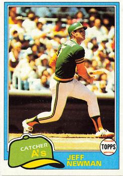 1981 Topps #587 Jeff Newman Front