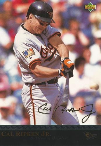 1996 Upper Deck Cal Ripken Collection 3x5 #3 Cal Ripken Jr. Front