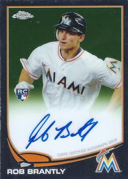 2013 Topps Chrome - Rookie Autographs #27 Rob Brantly Front