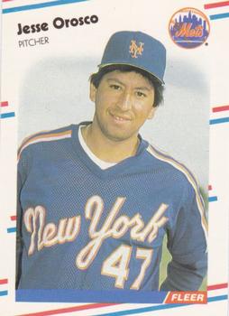 1988 Fleer - Glossy #148 Jesse Orosco Front