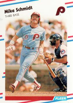 1988 Fleer - Glossy #315 Mike Schmidt Front