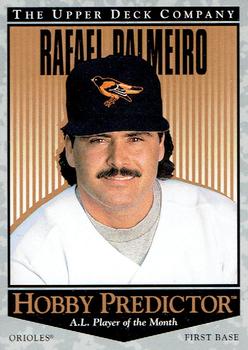 1996 Upper Deck - Predictors: Hobby #H3 Rafael Palmeiro Front