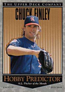 1996 Upper Deck - Predictors: Hobby #H15 Chuck Finley Front