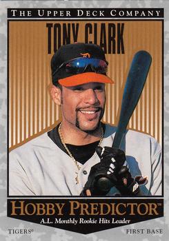 1996 Upper Deck - Predictors: Hobby #H23 Tony Clark Front