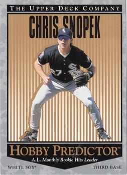 1996 Upper Deck - Predictors: Hobby #H29 Chris Snopek Front