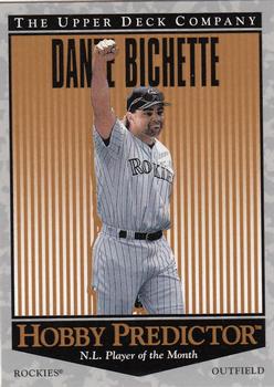 1996 Upper Deck - Predictors: Hobby #H32 Dante Bichette Front