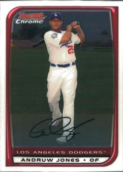 2008 Bowman Chrome #87 Andruw Jones Front