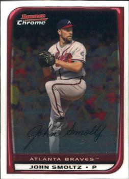 2008 Bowman Chrome #143 John Smoltz Front