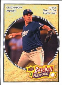 2008 Upper Deck Baseball Heroes #145 Greg Maddux Front