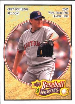 2008 Upper Deck Baseball Heroes #26 Curt Schilling Front