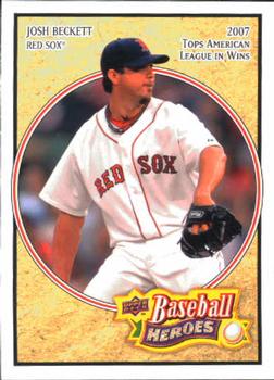 2008 Upper Deck Baseball Heroes #27 Josh Beckett Front