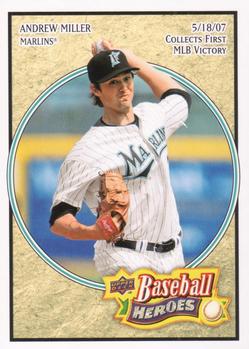 2008 Upper Deck Baseball Heroes #71 Andrew Miller Front