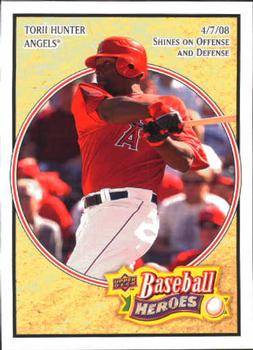2008 Upper Deck Baseball Heroes #83 Torii Hunter Front