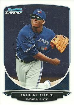 2013 Bowman Chrome - Prospects #BCP208 Anthony Alford Front