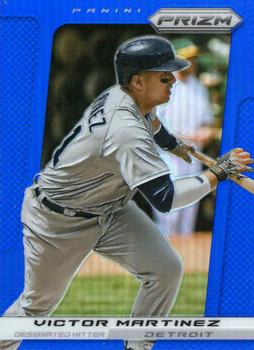 2013 Panini Prizm - Prizms Blue #24 Victor Martinez Front