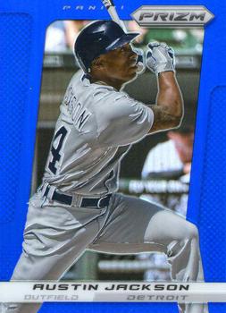 2013 Panini Prizm - Prizms Blue #43 Austin Jackson Front