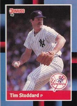1988 Donruss New York Yankees Team Collection #497 Tim Stoddard Front