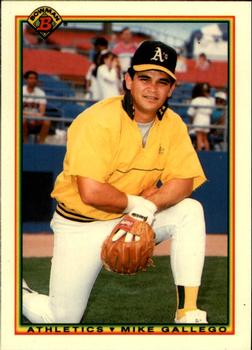 1990 Bowman - Limited Edition (Tiffany) #459 Mike Gallego Front