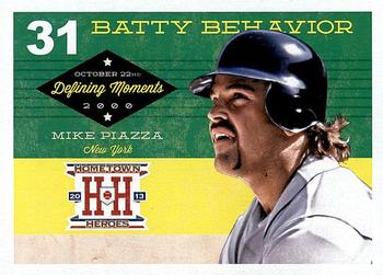 2013 Panini Hometown Heroes - Defining Moments #DM1 Mike Piazza Front