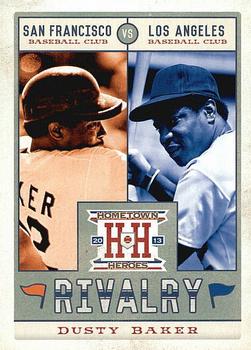 2013 Panini Hometown Heroes - Rivalry #R15 Dusty Baker Front
