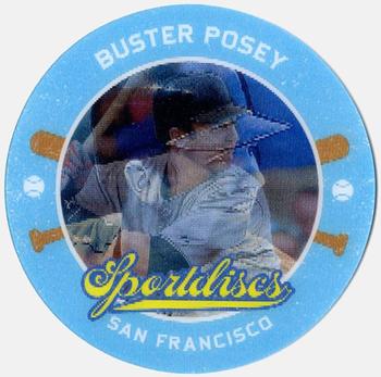 2013 Panini Hometown Heroes - Sport Discs #SD15 Buster Posey Front