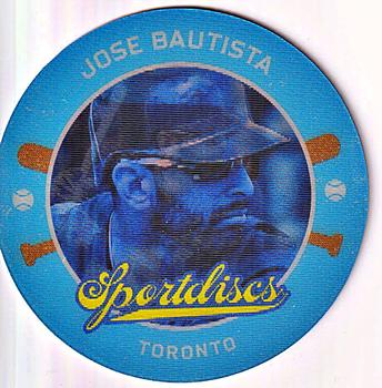 2013 Panini Hometown Heroes - Sport Discs #SD21 Jose Bautista Front