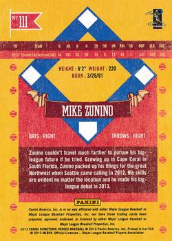 2013 Panini Hometown Heroes - States #111 Mike Zunino Back