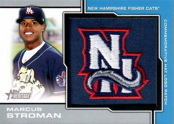 2013 Topps Heritage Minor League - Manufactured Commemorative Hat Logo Patches #MP-MST Marcus Stroman Front