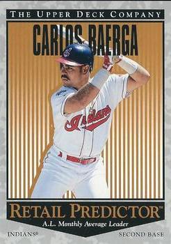 1996 Upper Deck - Predictors: Retail #R22 Carlos Baerga Front