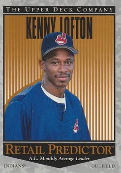 1996 Upper Deck - Predictors: Retail #R26 Kenny Lofton Front