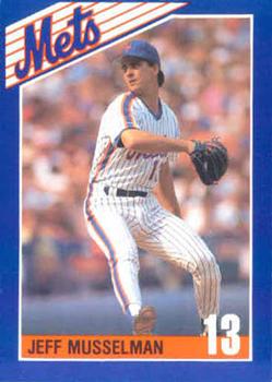 1990 Kahn's New York Mets #NNO Jeff Musselman Front