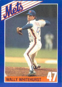 1990 Kahn's New York Mets #NNO Wally Whitehurst Front