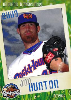 2009 Grandstand Midland RockHounds #NNO Jon Hunton Front